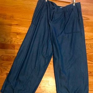 Max London Breathable Wide Leg Jeans